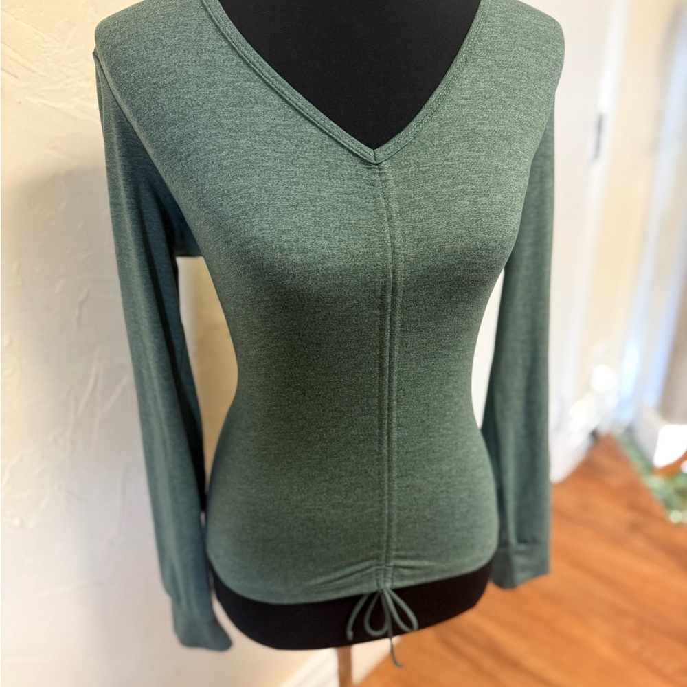Zobha Green Long Sleeve Top
